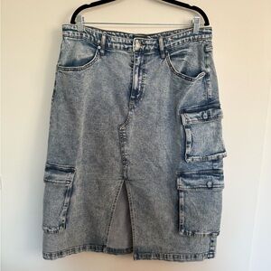 Wild fable cargo denim skirt - size XXL